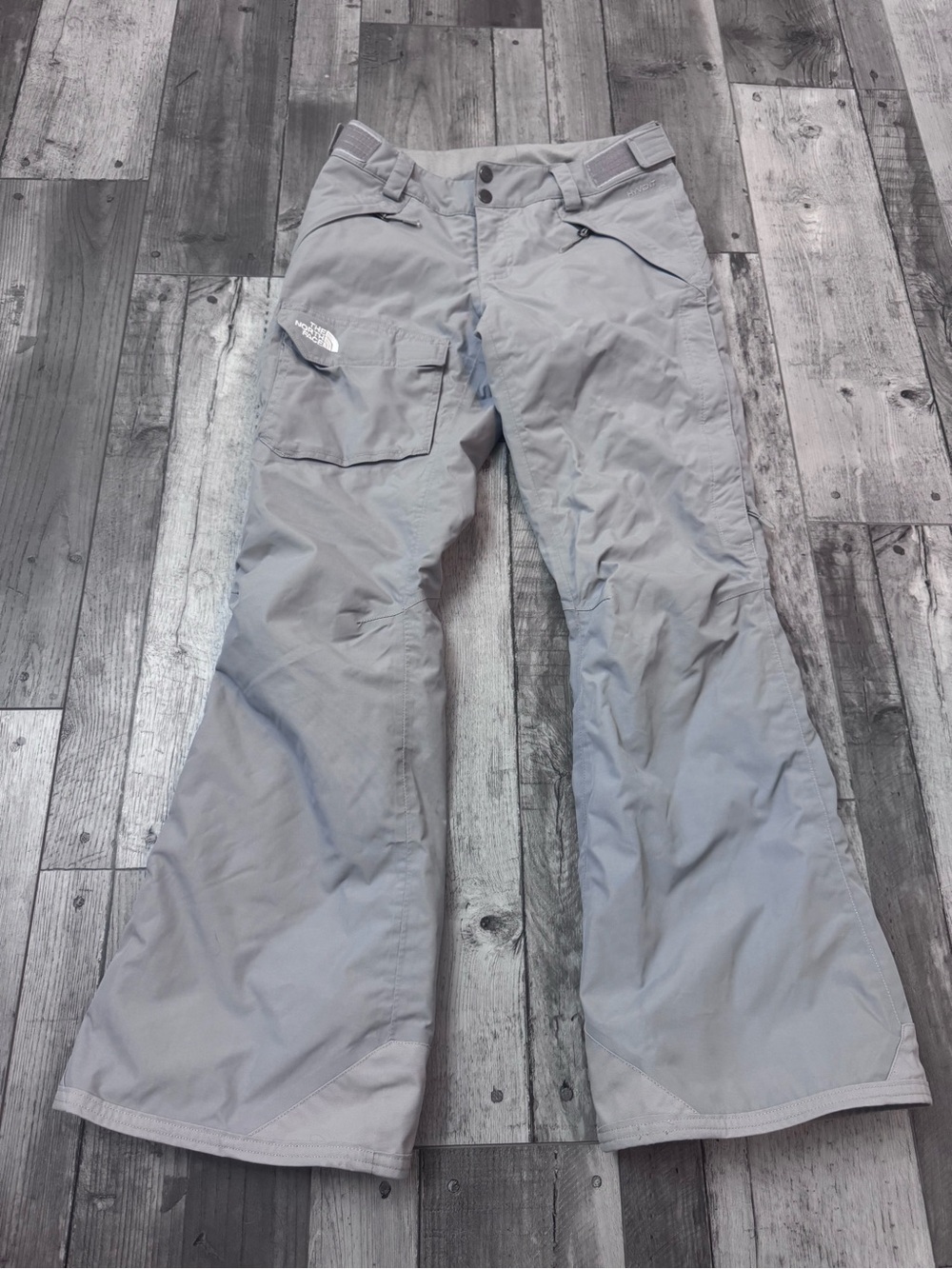The North Face Hyvent Snow Pants Womens Insulated Ski Pants Gray Small